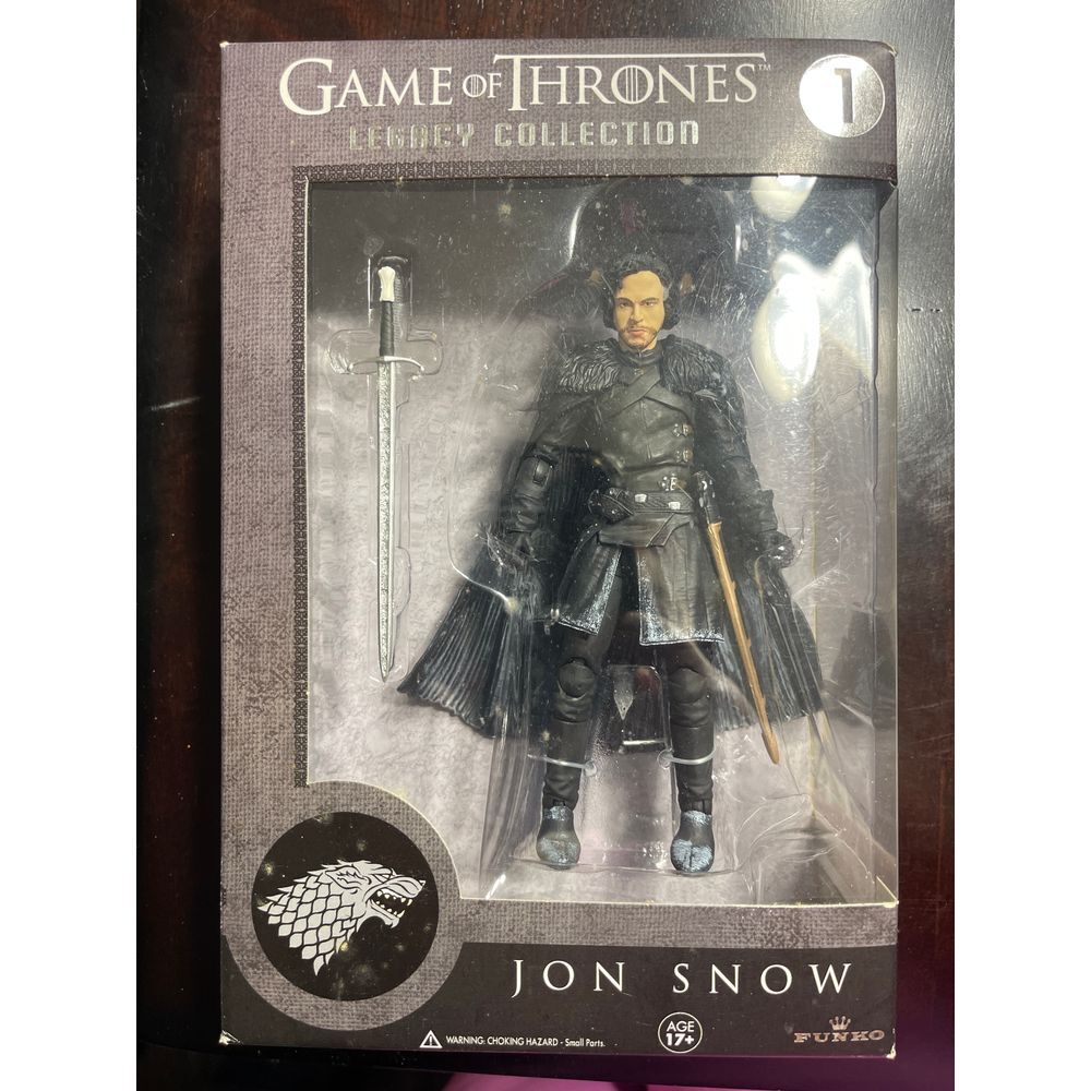 Game of Thrones Jon Snow Action Figure Collectible HBO‎ Series Memorabilia @J